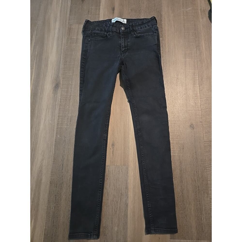 Abercrombie & Fitch High Rise Super Skinny Jeans 2s W 26 L 29 Black